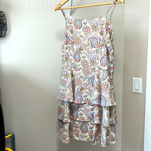 Worn only once. Zipper in back. Adjustable straps. Excellent condition. - Picture 1 of 3